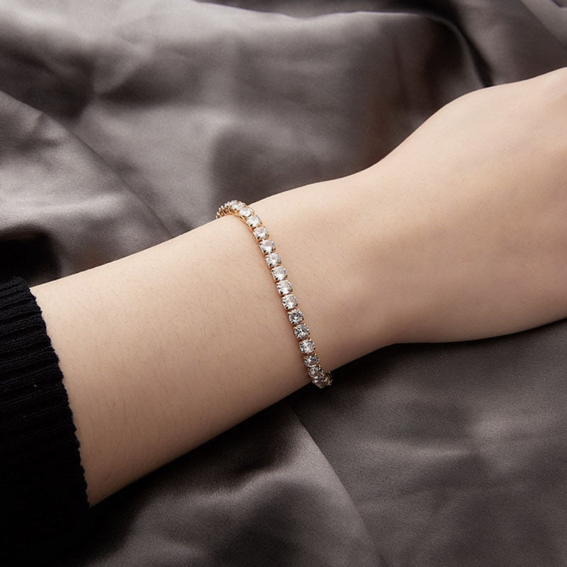 Bracelet Extensible en Zircon