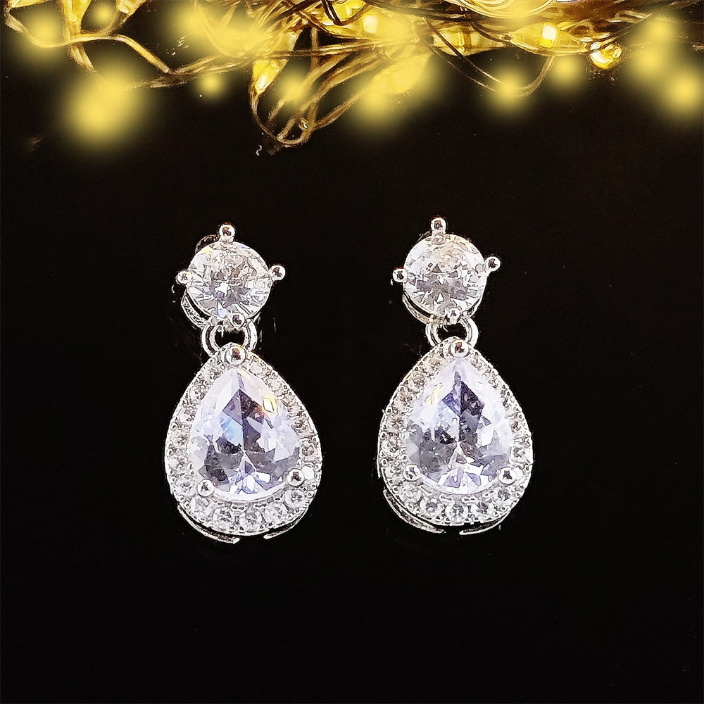 Boucles d'oreilles Zircons