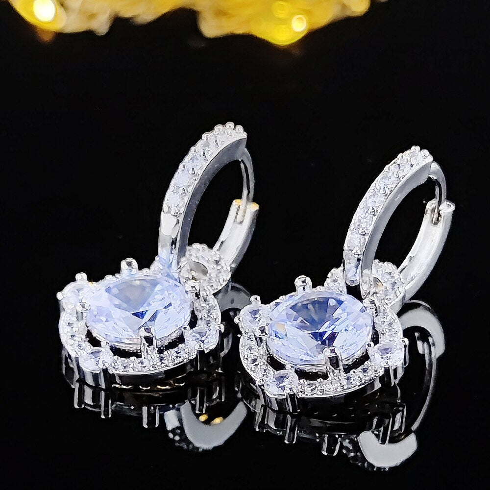 Boucles d'oreilles Zircons